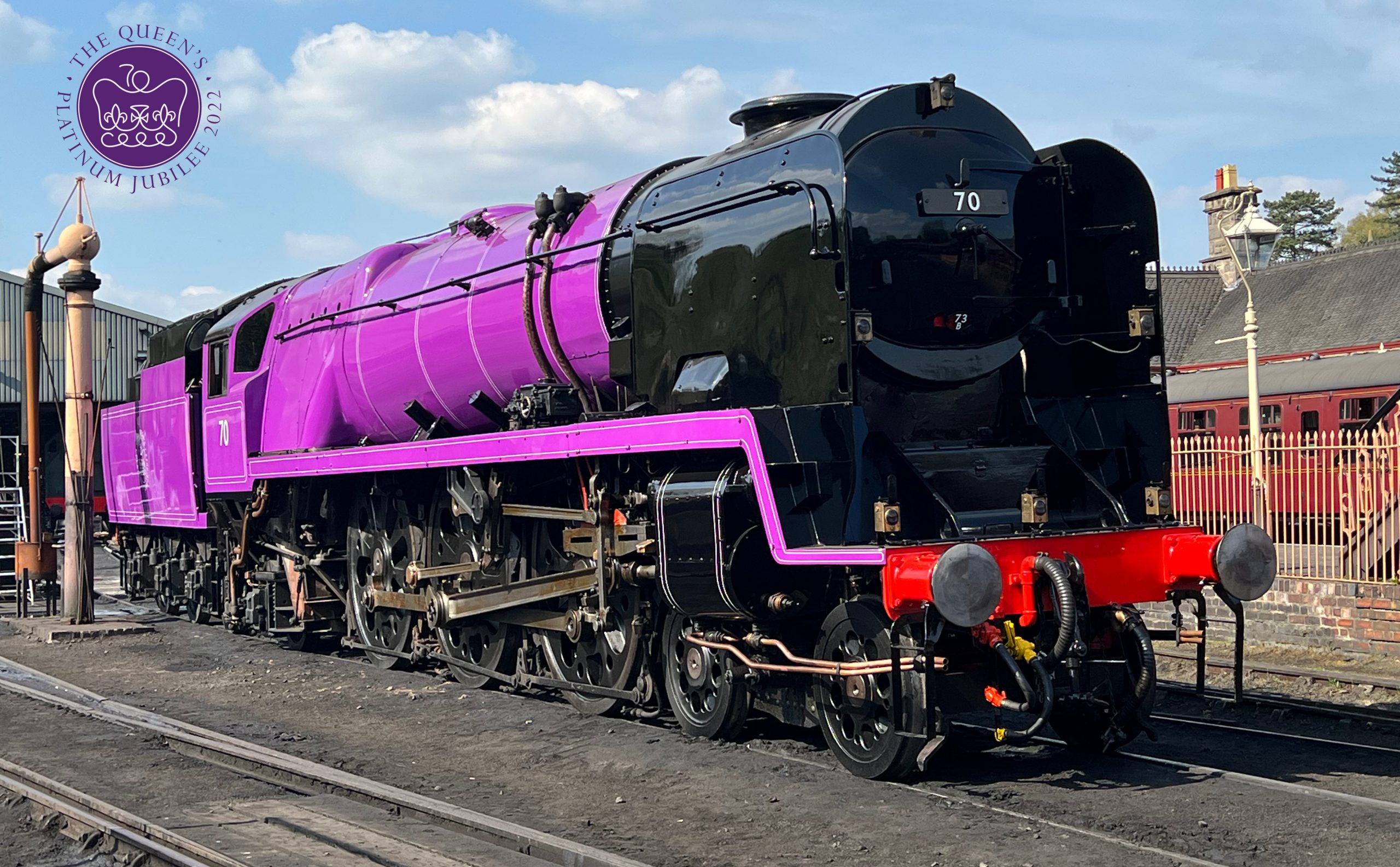 SVR Steam Train makeover for Queen’s Jubilee